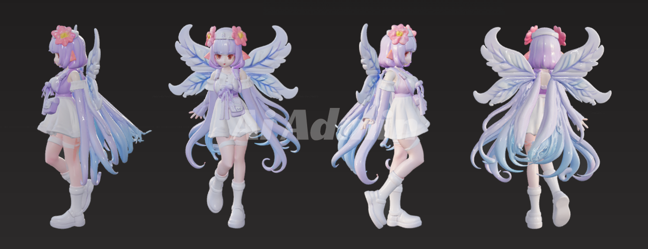 【IP形象设计】Ai工具协同生成3D立体风格虚拟角色图