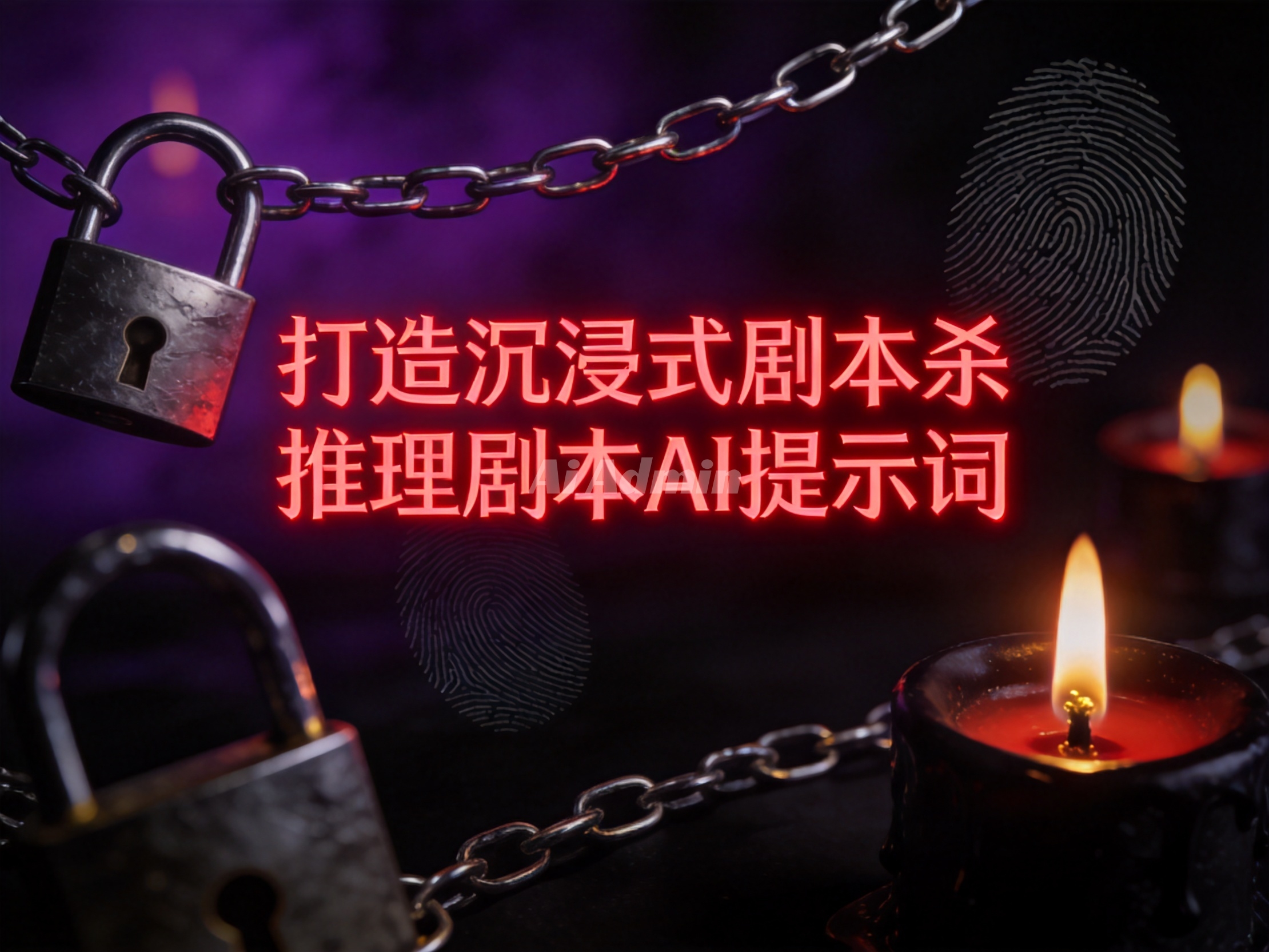 打造沉浸式剧本杀推理剧本AI提示词