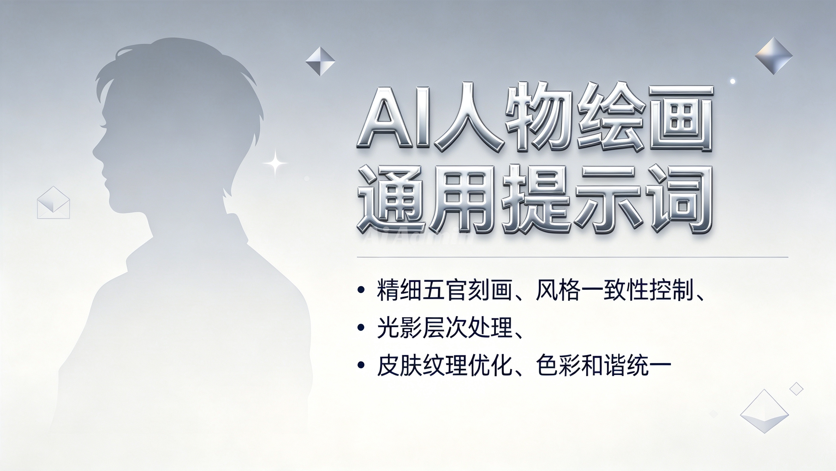 AI人物绘画通用提示词，解决人物粗糙、画风违和问题