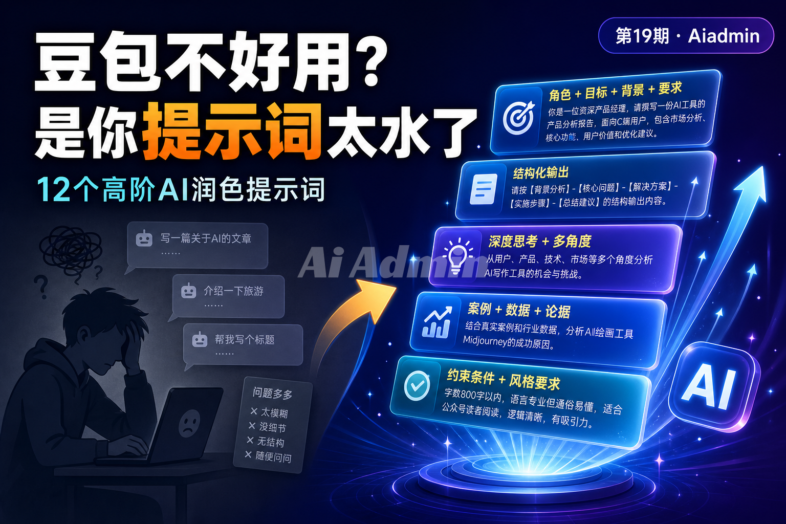 豆包不好用？12 个高阶 AI 润色提示词让你秒变AI高手